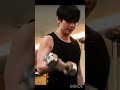 Taehyung in gym 🏋️‍♂️ 💪🏻 #bts #btsshorts