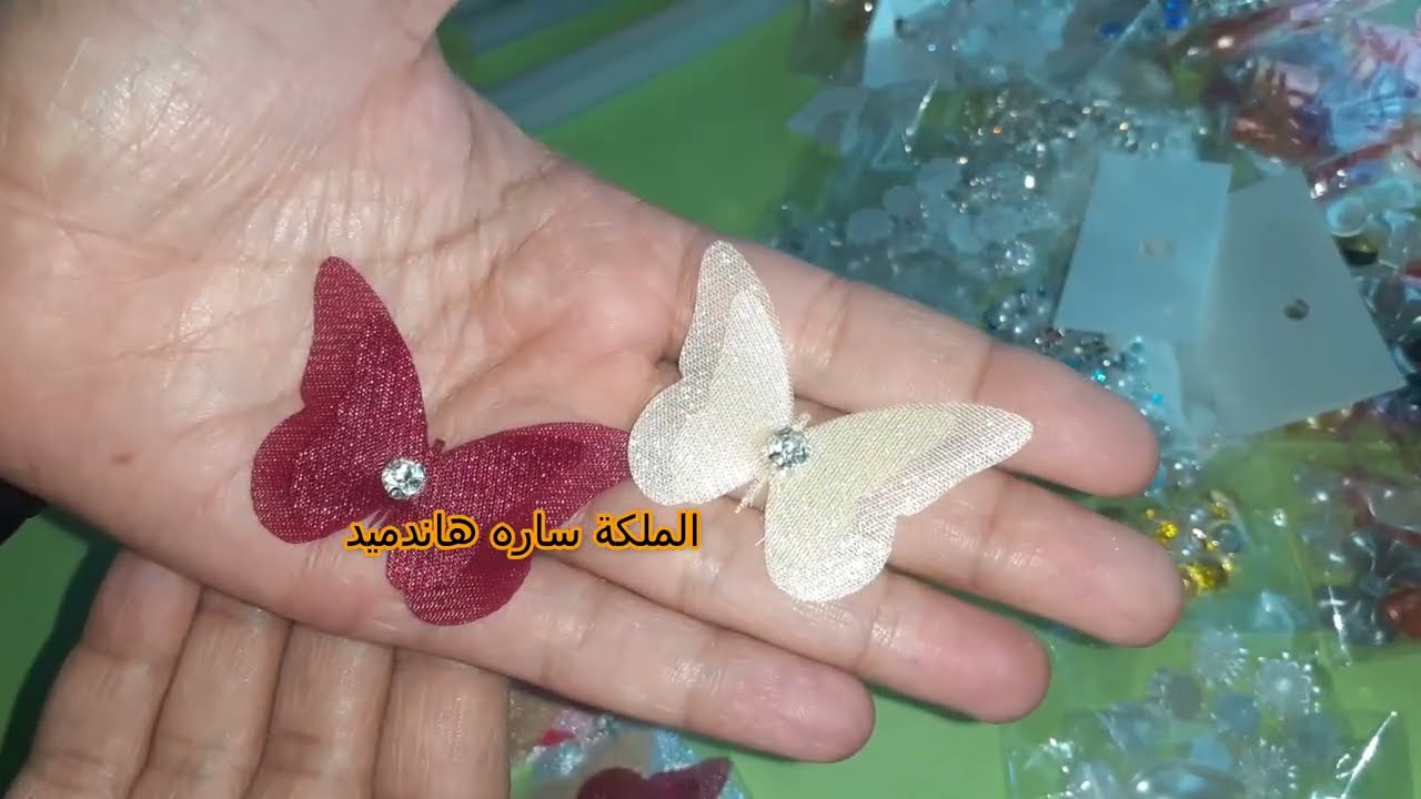 اوردر مشتريات خامات هاندميد مشروع دبابيس الطرح #مشروع_مربح #توكة_شعر #handmade