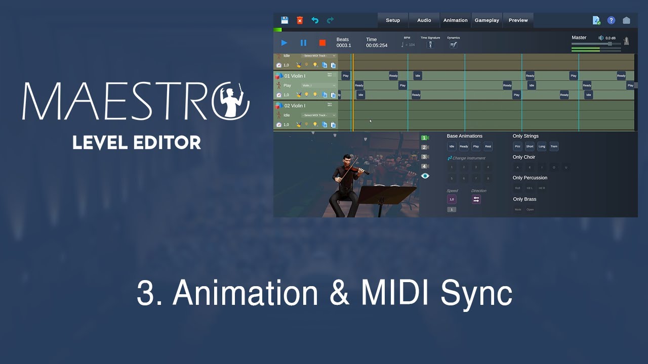 Animation & MIDI Sync | Maestro Level Editor Tutorial #3