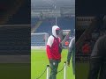Paul pogba at chesterfield for monoco play against Nottingham Forest