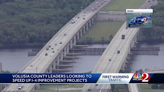 Volusia County leaders looking to speed up I-4 improvement projects