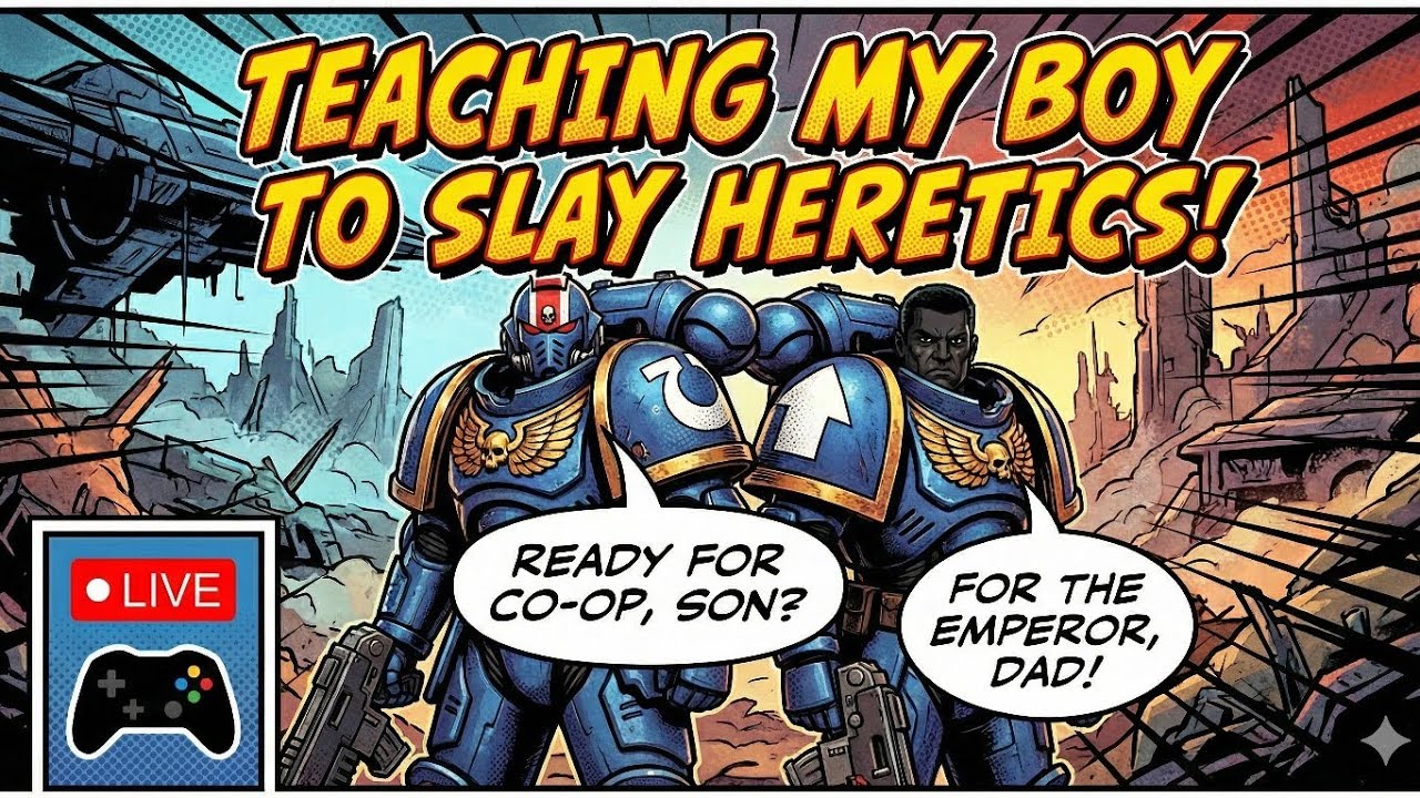 Teaching my boy to slay the heretics