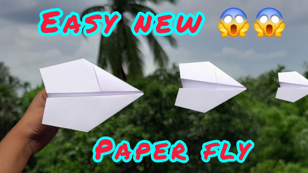 Easy new paper fly 😱 Easy paper craft ideas 💡 tutorial for beginners