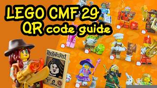 LEGO Minifigs Series 29 QR code scan guide