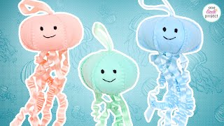 Felt Jellyfish Pattern | How to Make a Felt Jellyfish