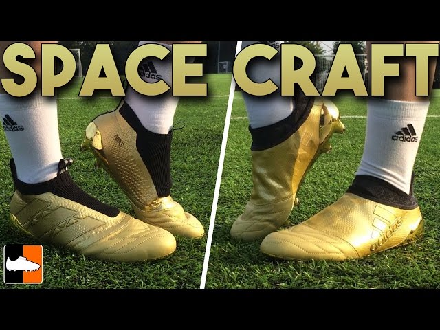 SpaceCraft adidas Boots Limited Collection Gold ACE16 & X16 Soccer Cleats -  YouTube