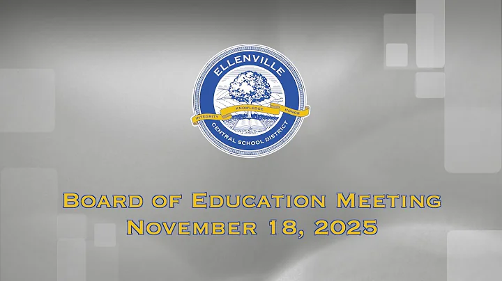 Board of Education Meeting 11/18/25