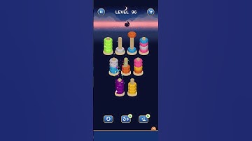 Nutsort game Basic Gameplay Level 96 #gaming #shortsfeed #shortsvideo #shortsviral