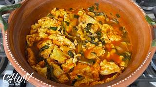 Verdolagas con Huevo en Chilito Rojo