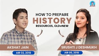 HISTORY - BOOKS, OLD or NEW NCERTs By Akshat Jain IAS and Srushti J Deshmukh IAS, UPSC 2018