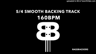 Video thumbnail of "5/4 Smooth Bass Backing Track in Dm (160BPM)"