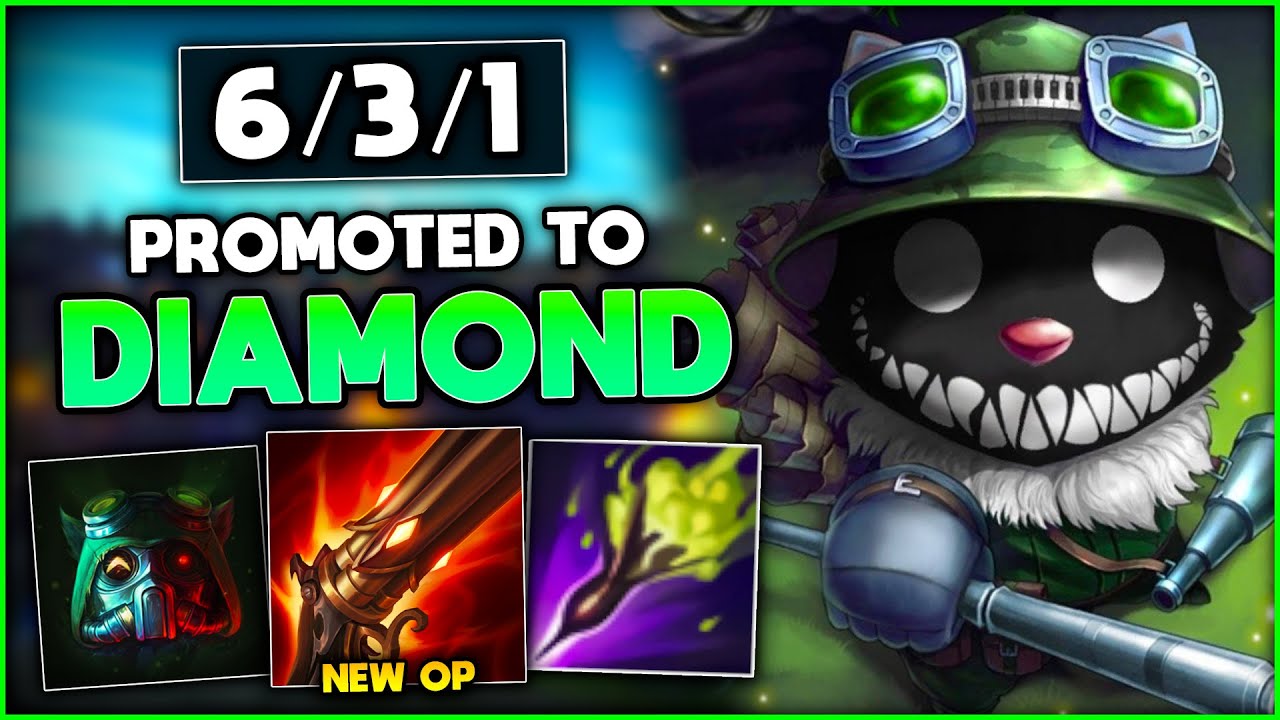 NEW On-Hit Critmo Build got me to Diamond! - League of Teemo Season 10