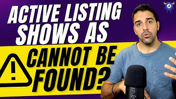 Listing Is Active But Shows As Cannot Be Found?