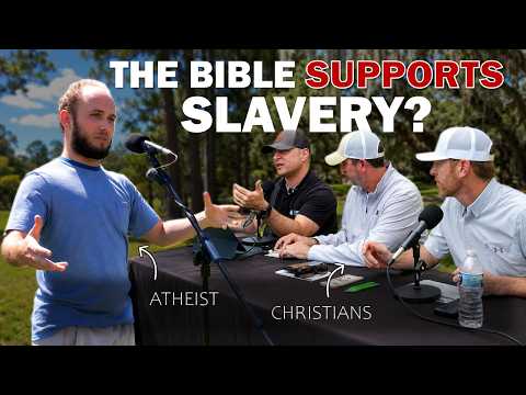 Atheist tries the slavery argument... Then this happens