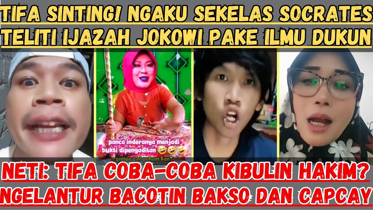 Tifa Kibulin Hakim? Ngaku Sekelas Socrates!! Teliti Ijazah Jokowi Pake Ilmu Dukun || Makin Sinting!