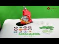 TOAUTO缶バッジマシンの組立と使用動画 How to install and use ToAuto Button Maker