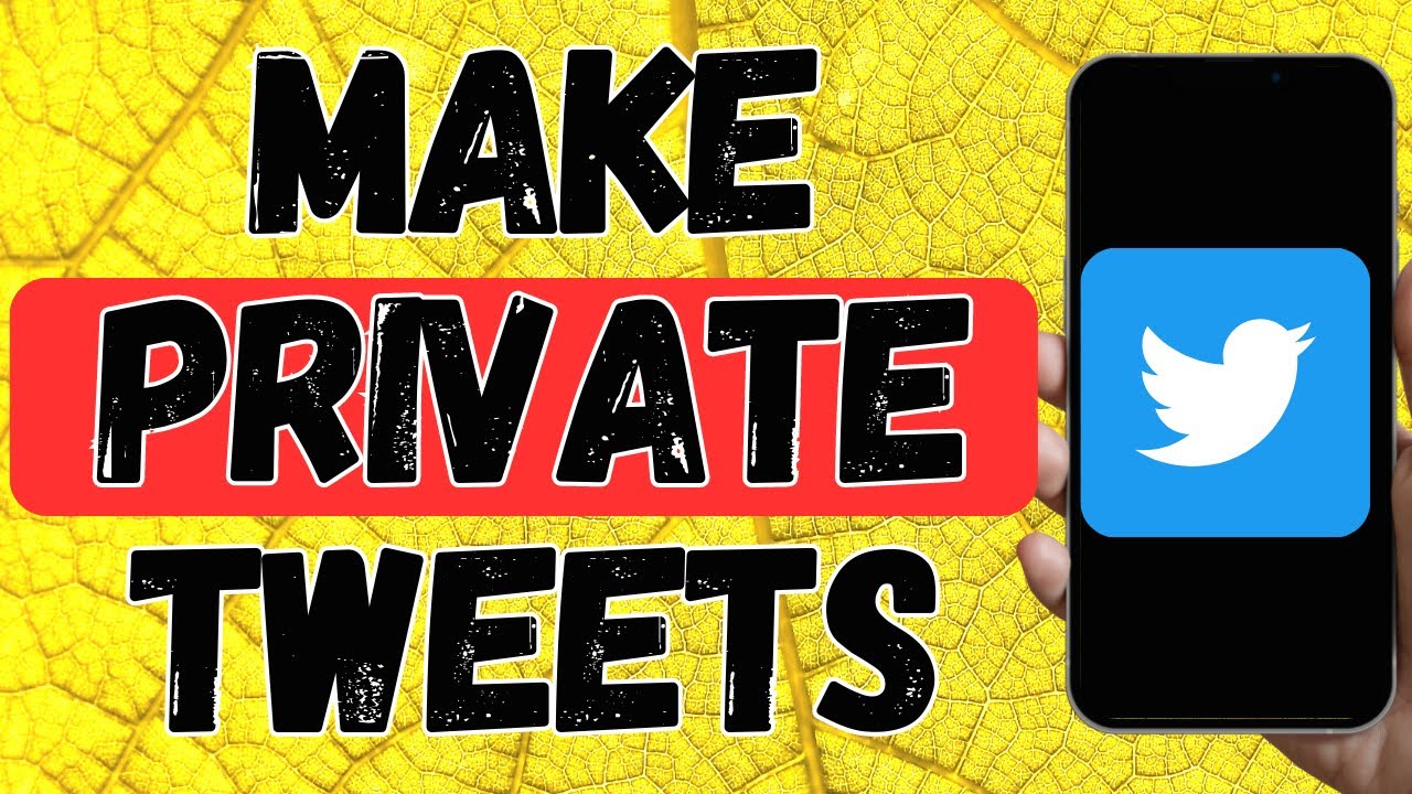 How To Make Tweets Private IOS YouTube
