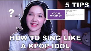 5 TIPS to Sing KPOP Songs Better Advice and Tips for Beginners!