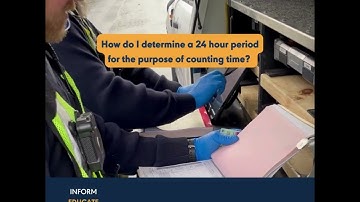 How to determine a 24 hour period for the purposes of counting time?