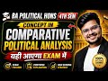 🔥Concept In Comparative Political Analysis: IMP Question & Answer | BA Politics Hons 4th Semeter