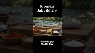 Riverside juicy fish fry 😻😋#anime #cooking #korean #eatkr #mukbanginternational #shorts #viral #yum