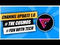 THE COSMOS/#channel update 1.0/new logo