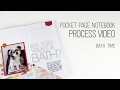 Pocket Page Notebook Layout – Bath Time