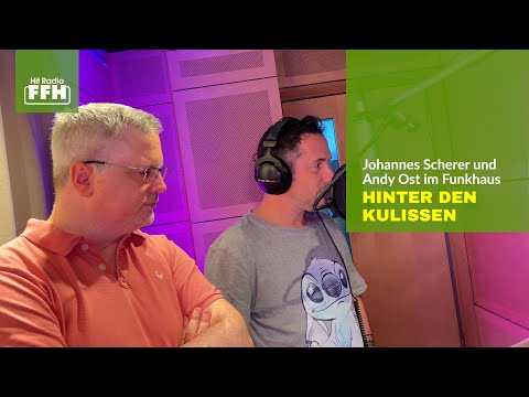 Johannes Scherer und Andy Ost im FFH Funkhaus