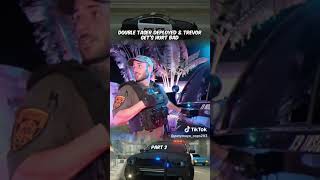 DOUBLE TASER DEPLOYED & TREVOR GET'S HURT BAD PART 2 #cops #copsoftiktok #police #foryou #fyp #viral