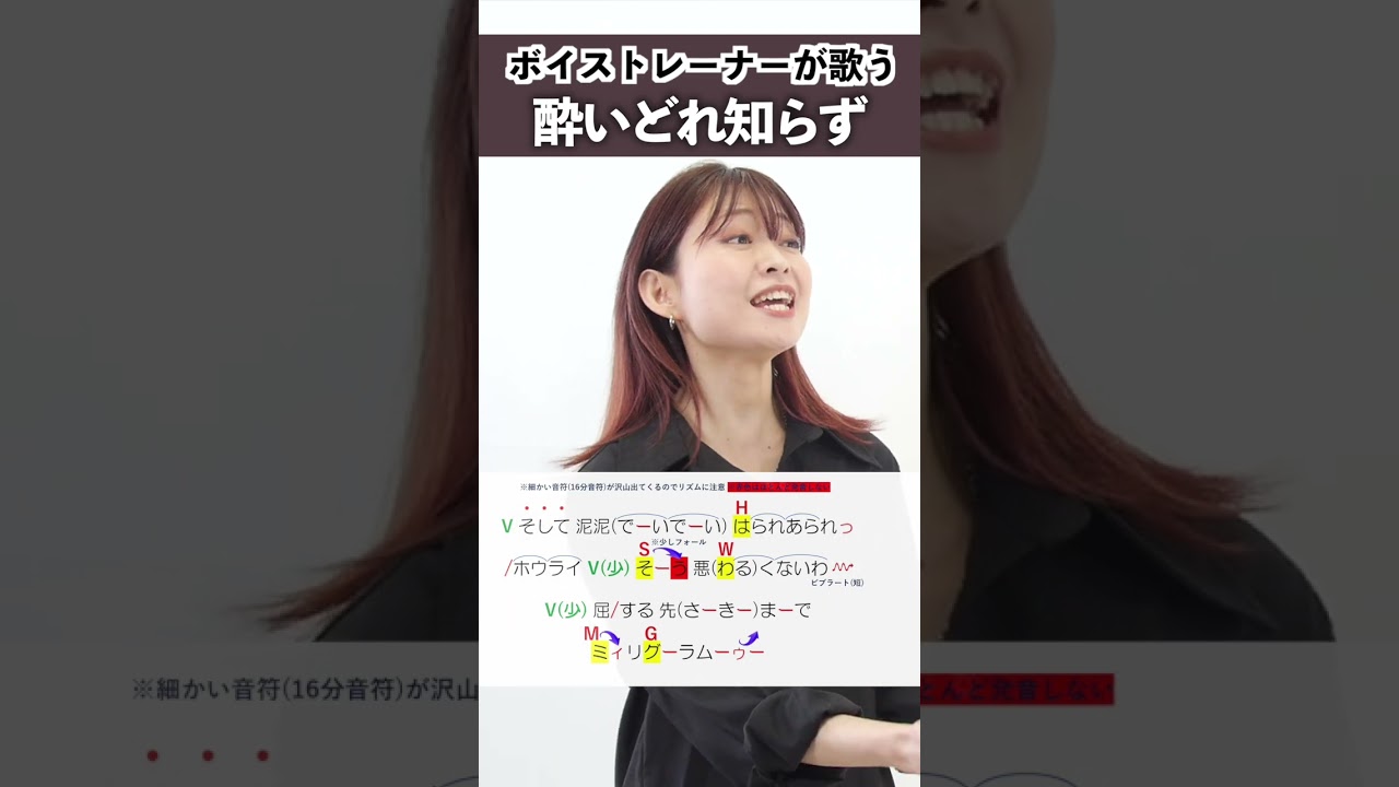 【ボイストレーナーが歌う】 酔いどれ知らず / 吉川美音 【歌い方解説付き by シアーミュージック】#shorts