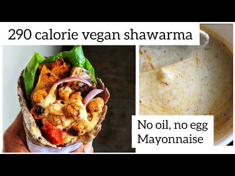 Vegan Shawarma + eggless mayonnaise. Ragi recipe for weight loss. Veg Frankie recipe.