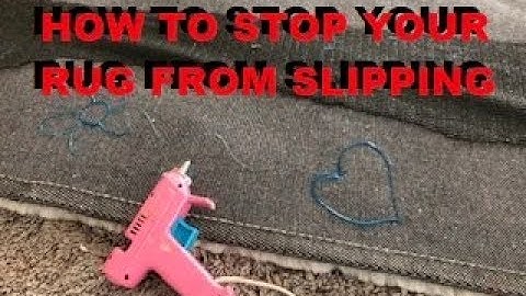 How to stop your carpet rug or matt from sliding