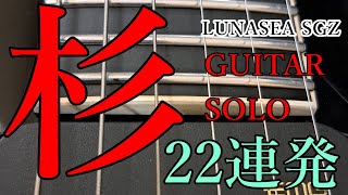 LUNA SEA/ SUGIZOギターソロ・コピー 22曲色々弾いてみた【マニアック