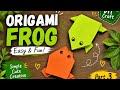 How to Make Easy Frog Origami 🐸 | Simple DIY