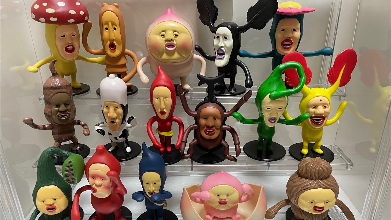 こびとづかん クネクネこびと16体コンプリート こびとづかん くねくね