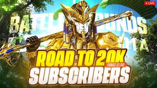 LIVE 🔴| BGMI MOBILE ROAD TO 20K SUBS 😎| HDR EXTREME Gameplay | #pubgmobilelive #bgmi #bgmilive