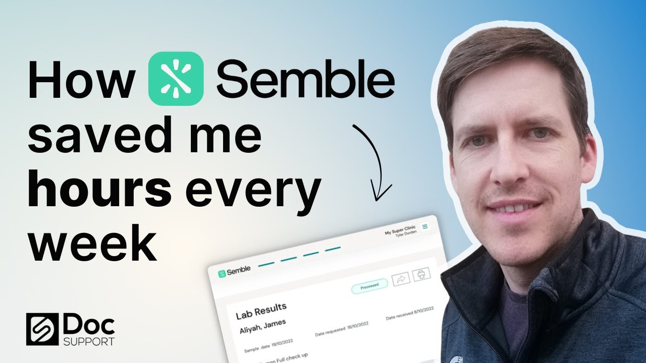 Semble Example Save HOURS using Semble in Your Private Practice - YouTube