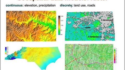 Raster model lecture (NCSU Geospatial Modeling and Analysis)