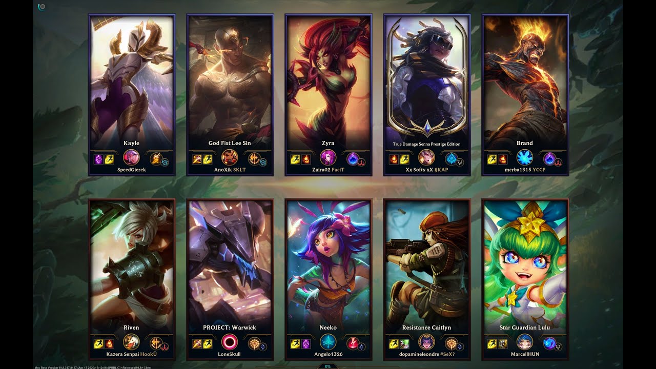 League of Legends - Senna vs Caitlyn - Full Gameplay - TRUE DAMAGE SENNA PRESTIGE EDITION