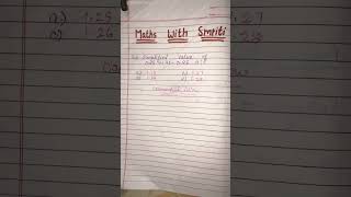 Maths with smriti #youtubegood #mathshorts #ssc #maths #study