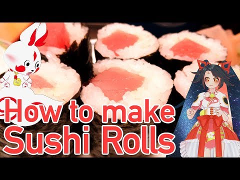 【Japanese food】How to make Sushi Rolls【巻きずし】