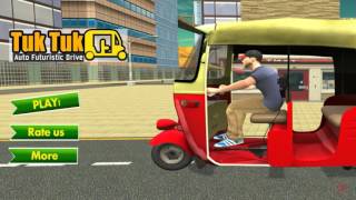 Tuk tuk auto futuristic simulatour game screenshot 3