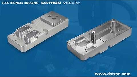 Aluminum Housing Machined on DATRON M8Cube