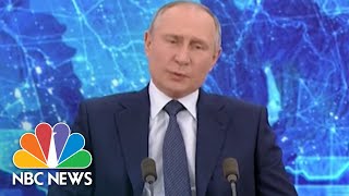 Putin Praises Russian Covid Vaccine, Says He Has Not Received It Yet | NBC News NOW