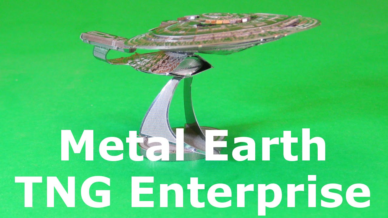 Metal Earth build - Enterprise D - Star Trek The Next Generation
