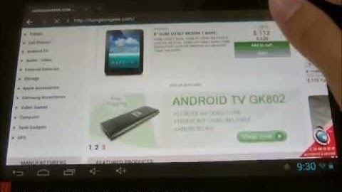 CUBE U21GT TABLET - UNBOXING AND TEST