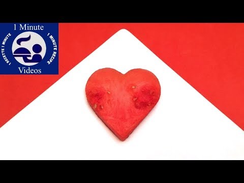 How to Make Heart Shaped Watermelon for Valentine’s Day