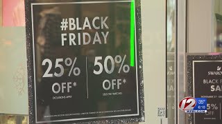 Shoppers out hunting for holiday deals on Black Friday Shoppers Out For Thanksgiving Day Sales