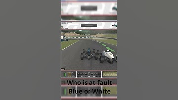Who is at Fault #iracing #crash