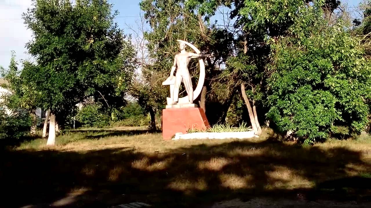 Село Чепель, меловая скала на Северском Донце